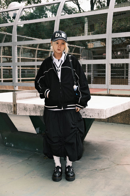 Light Line Baseball Jacket