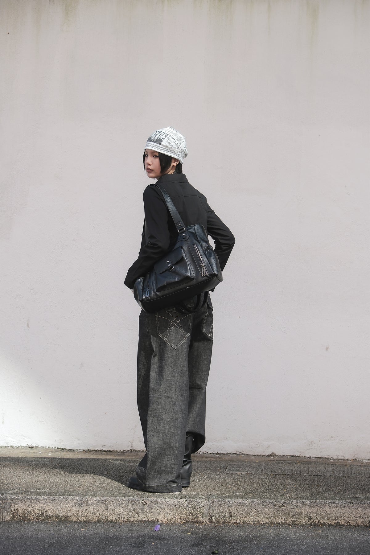 Vintage Pocket Leather Bag
