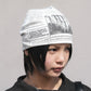Newspaper Beanie (white)