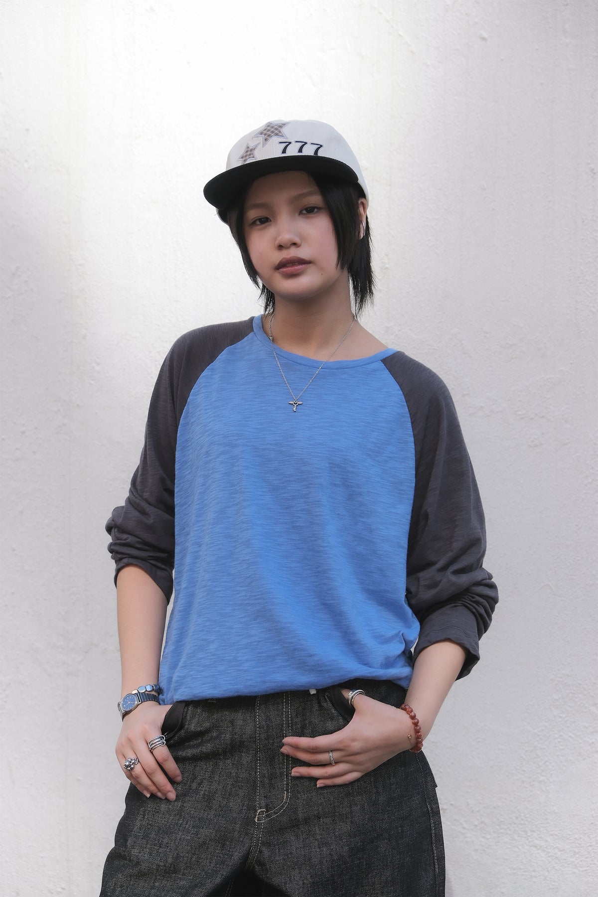 Soft Touch Raglan LS (burgundy)
