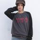 Skeleton Raglan LS (charcoal)