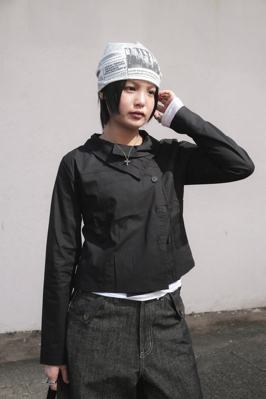 Alexa Mock Neck JK (black)