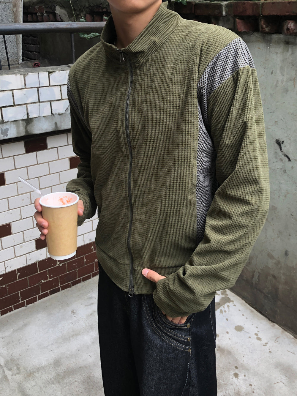 Bench Hybrid Zip Up (3colors)