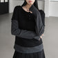 Shaven Striped Layered LS