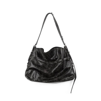 【BEST】Leather Buckle Bag