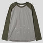 Paint Splatter Raglan (khaki)