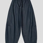 Barrel Pintuck Denim (navy)