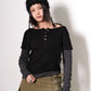 Shaven Striped Layered LS
