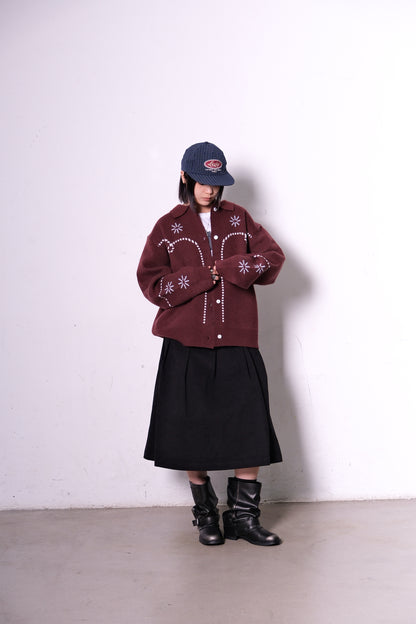 Snowflake Cardigan (navy)