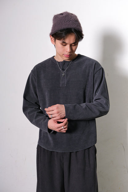 Bryn Washed Henley (5colors)