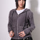 Button Beanie (Charcoal)