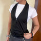 Dot Halter Top (black)