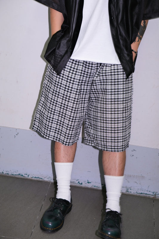 Cozy Checker Shorts