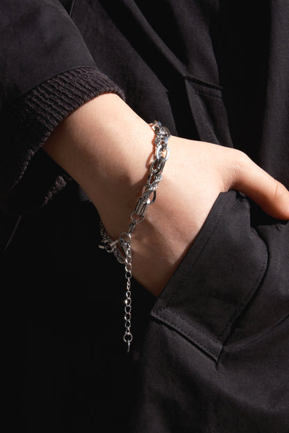 [Unisex] Layered Chain Bracelet
