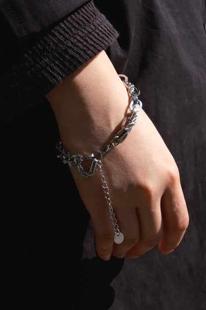 [Unisex] Layered Chain Bracelet