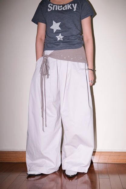Snap Dart Balloon Pants