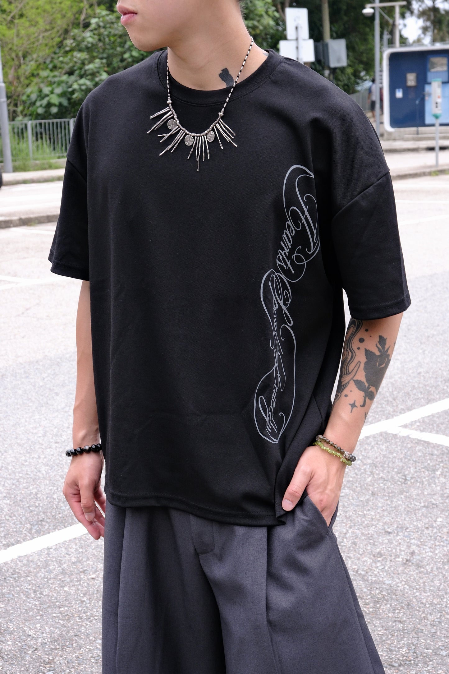 Calligraphy Tee (ivory)