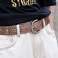 Suede Eyelet Belt (3colors)