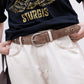 Suede Eyelet Belt (3colors)