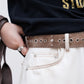 Suede Eyelet Belt (3colors)