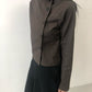 Alexa Mock Neck JK (charcoal)