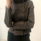Alexa Mock Neck JK (charcoal)