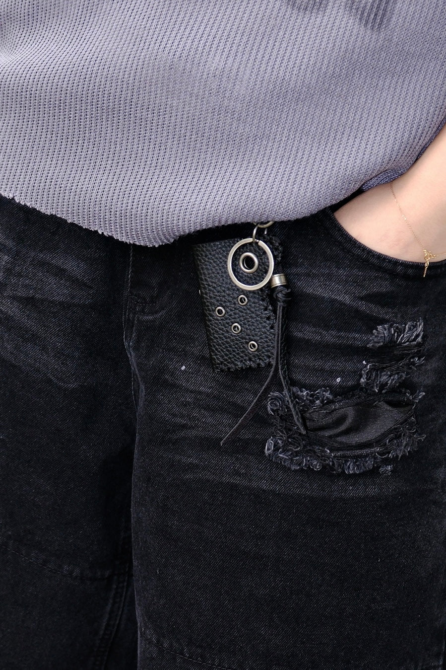 Leather Lighter Keychain