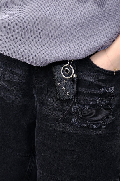 Leather Lighter Keychain