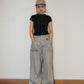 【BEST】Slim Shirring Top (charcoal)