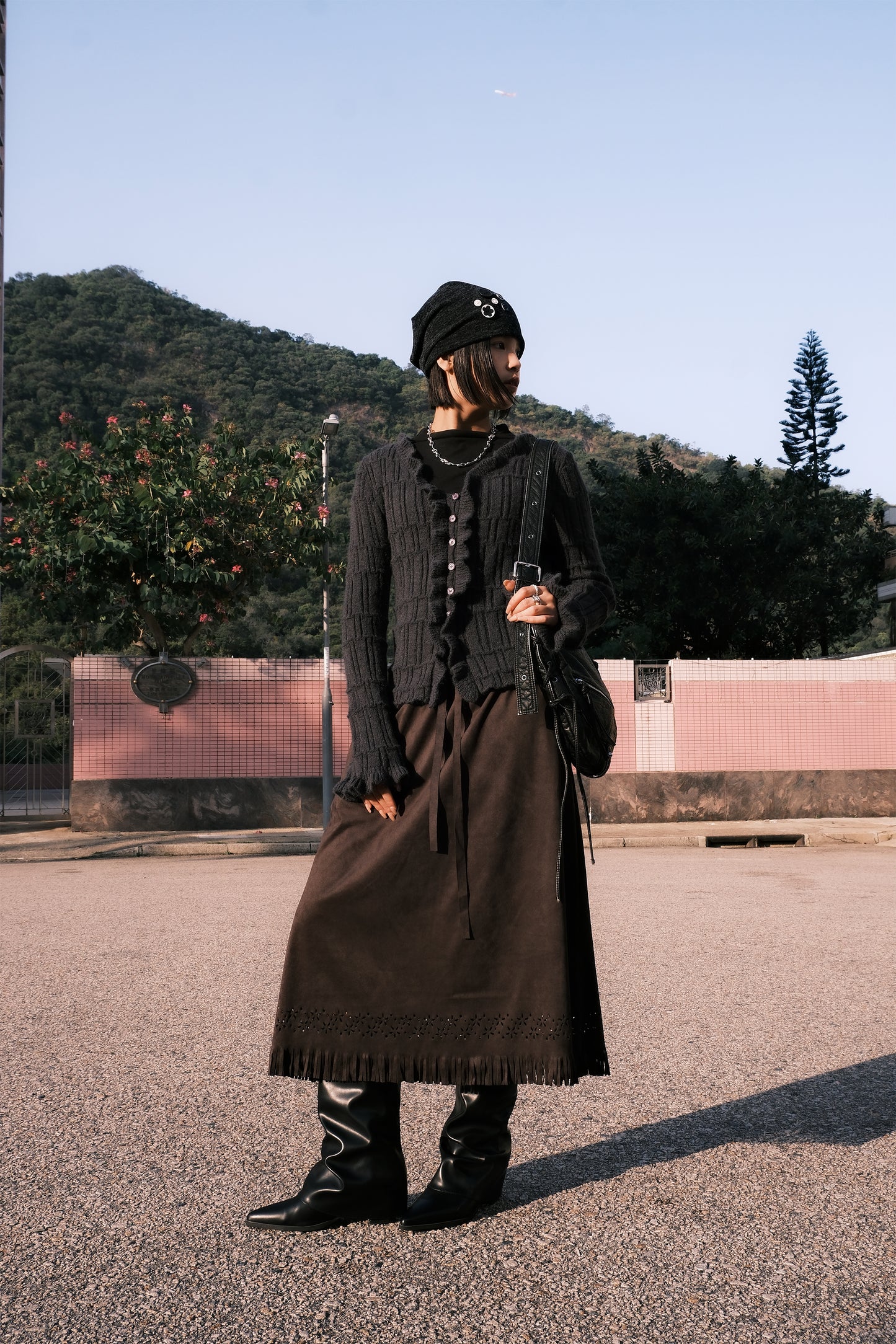 Agabor Suede Skirt (3colors)