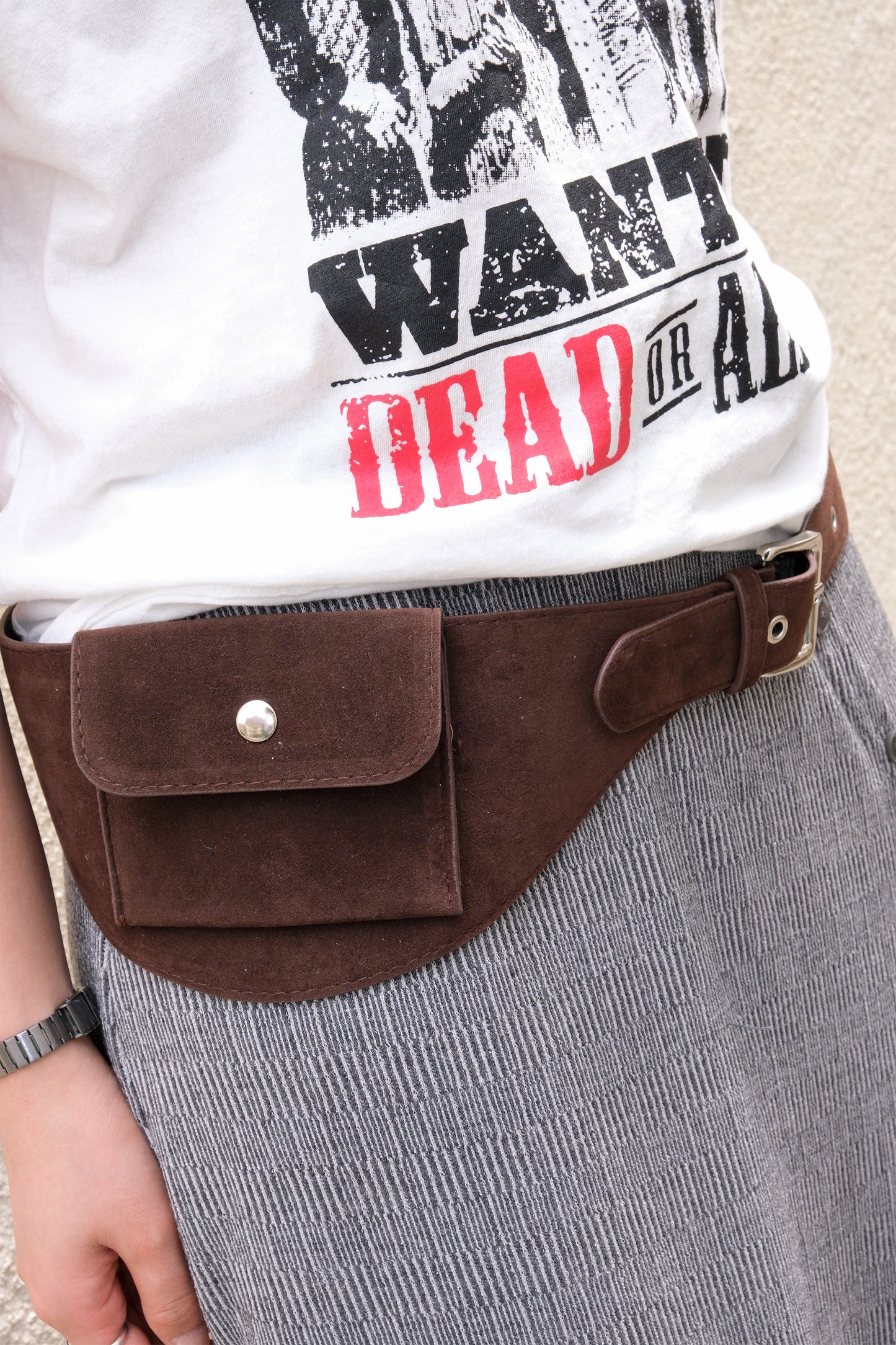 Suede Pocket Belt (3colors)
