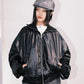 Retro Leather Cap