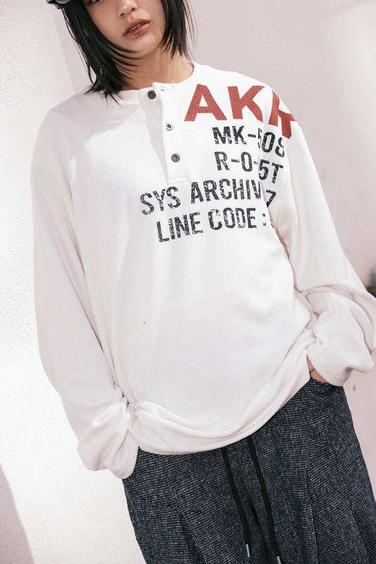 Military Henley (3colors)