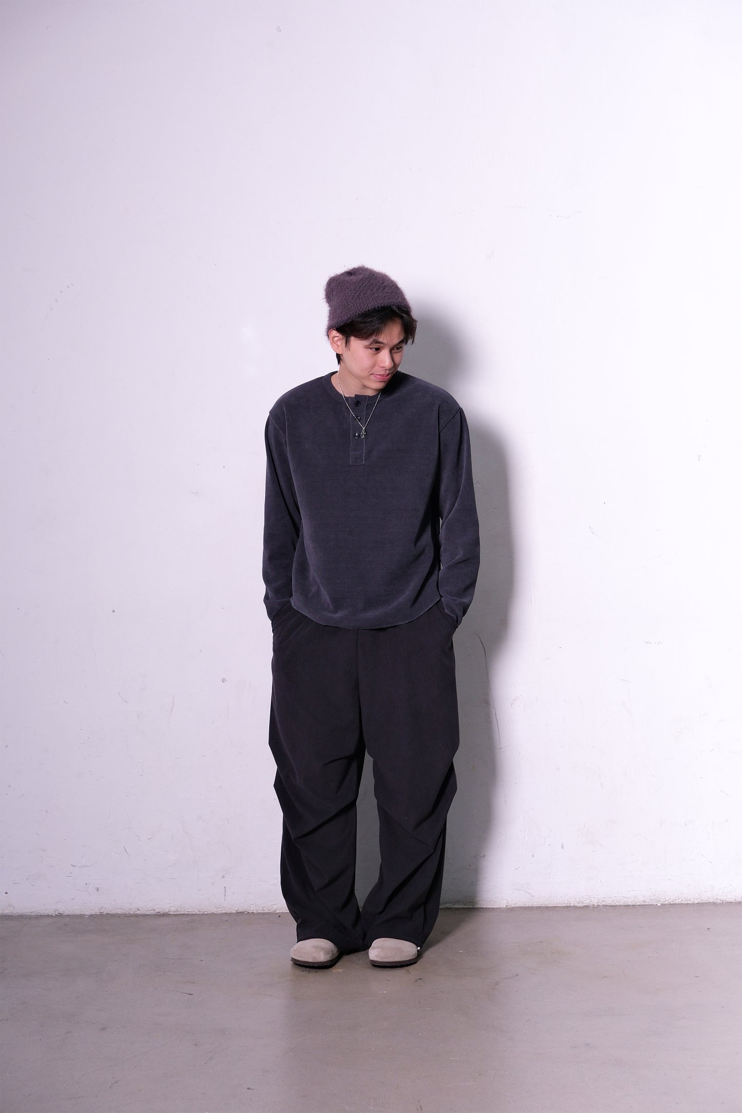 Bryn Washed Henley (5colors)