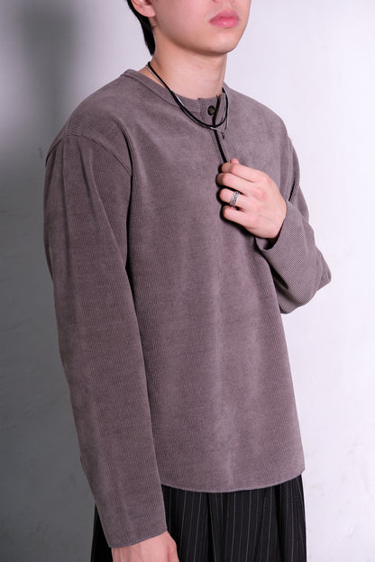 Bryn Washed Henley (5colors)