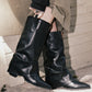 Point Toe Fold Boots