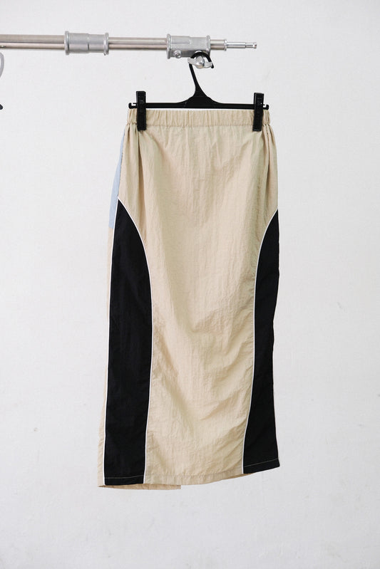 Color Matching Nylon Skirt