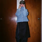 2way Belted Zipper Skirt
