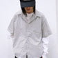 Uni Cropped Striped Shirt (ivory)