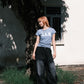 Hem Button Pin Jeans