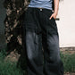 Hem Button Pin Jeans