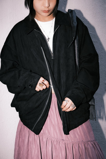 Soft Suede Jacket (Brown)