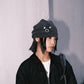 Button Beanie (Charcoal)