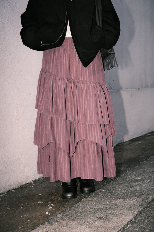 Casey Layered Skirt (Purple)