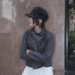 Alexa Mock Neck JK (charcoal)