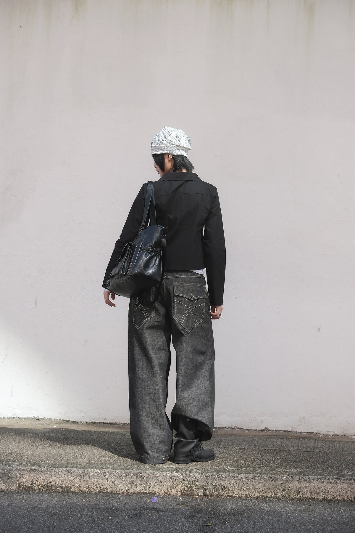 Vintage Pocket Leather Bag