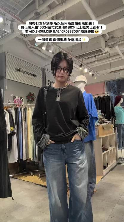 【BEST】Leather Buckle Bag