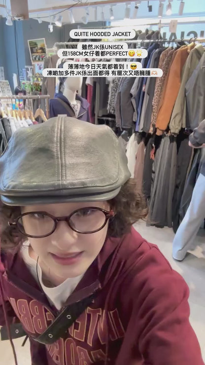 Quote Hooded Jacket (black)