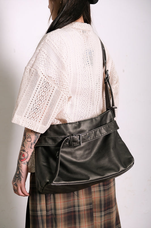 Leather Belt 2way Bag