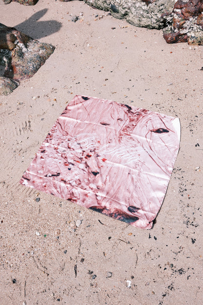 Seashell Printed Logo Scarf
